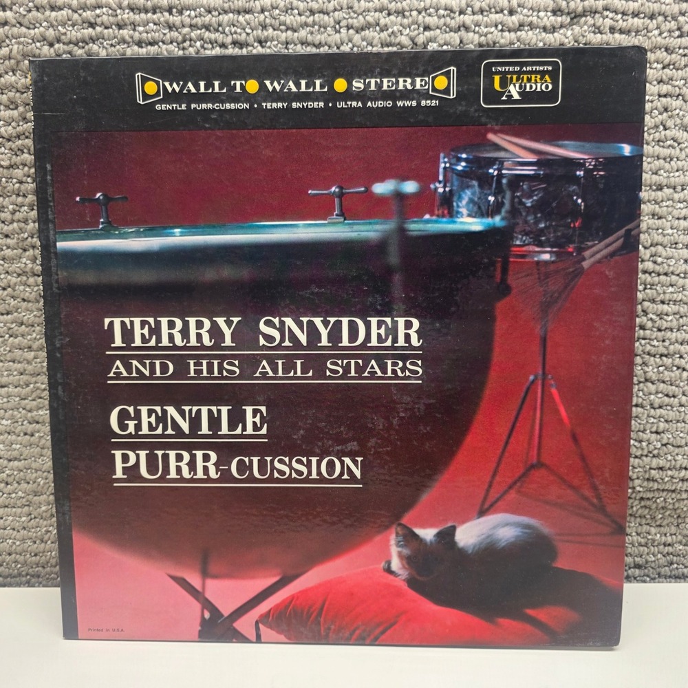 Terry Snyder Gentle Purr-cussion Vinyl LP United Artists Ultra Audio WWS 8521